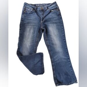 CARRELI JEANS Cropped Denim Blue Jeans, Size 30